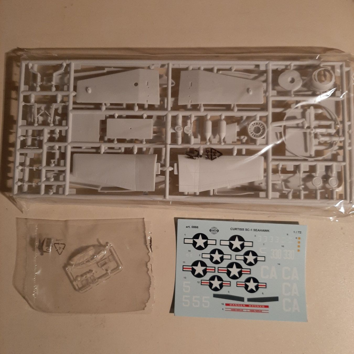 Kit di modellismo & Modellini statici: 857 ... Curtiss SC-1 Seahawk ... SMER 0866 – Nuovo (secondo la descrizione) da Bonstetten venduto da Benibanny59 4
