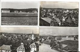 Langenthal BE 4 AK Schulhäuser um 1940