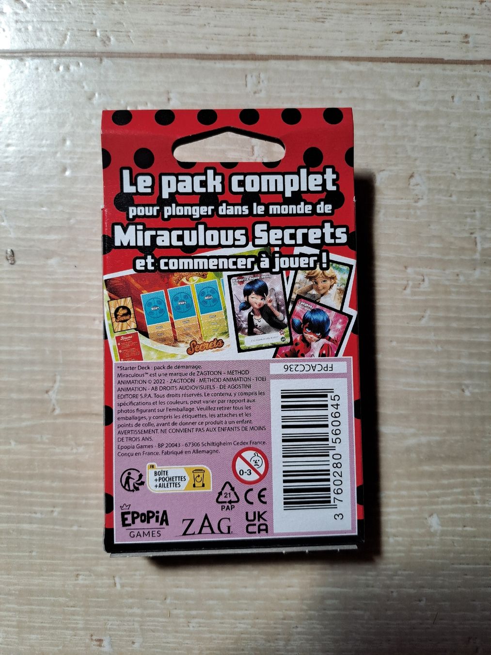 Giochi: miraculous secrets starter deck – Nuovo e nell'imballaggio originale da Mayens-De-Chamoson venduto da arvine29 1