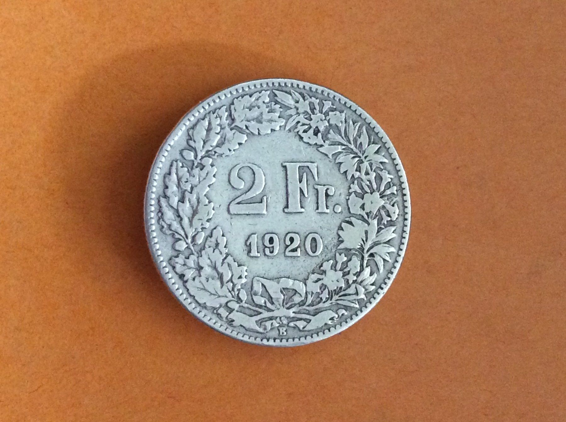 Alle Münzen: 2 francs  1920  Jolie – Gebraucht aus Genève von pie_fh2d