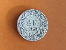 2 francs  1920  Jolie