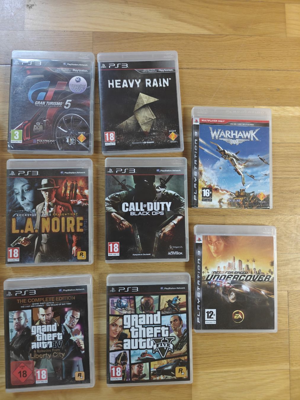 Sony Console: Sony PS3 Slim Weiss 320GB + 2 Controller + 8 Spiele – Usato da Gränichen venduto da ale_b56l 1