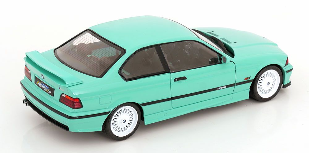 BMW Modellini d'auto: BMW M3 E36 WORKS 1991 MINTGRÜN 1:18 SOLIDO – Nuovo e nell'imballaggio originale da Suhr venduto da Moebelsiralfred 1