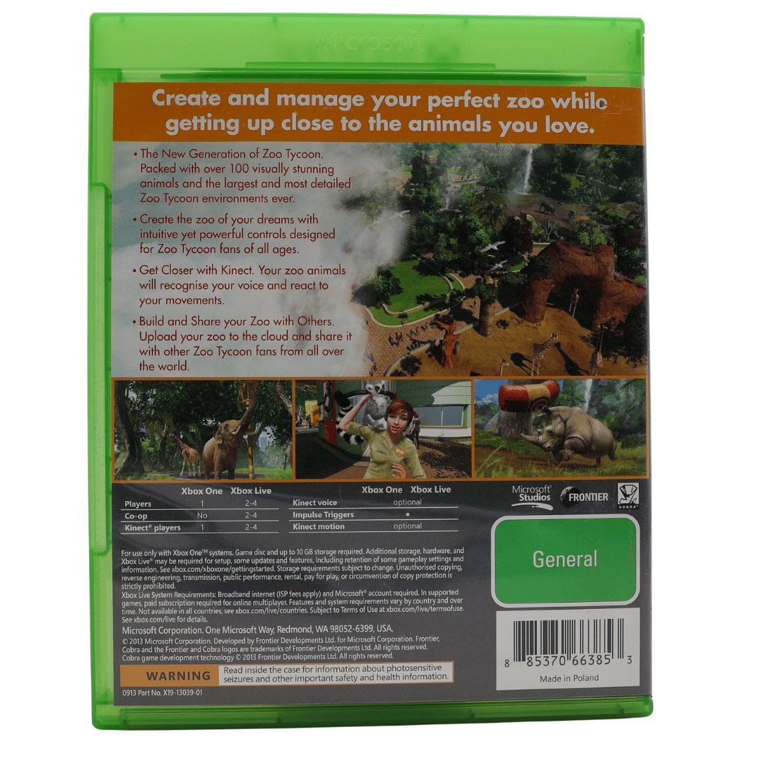 Giochi: Zoo Tycoon - Xbox One – Usato da Paudex venduto da dindeboy 2