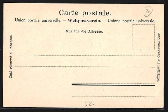 Cartoline postali: Rigi-Klösterli mit Staffel, Wanderer mi – Usato da Berlin venduto da bartko-reher 1