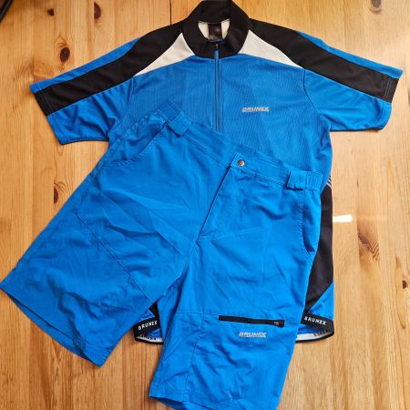 Radtrikot + Hose Brunex Gr. M Velo Radsport Trikot Fahrrad