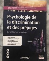 Livre “ Psychologie de la discrimination et des préjugés”