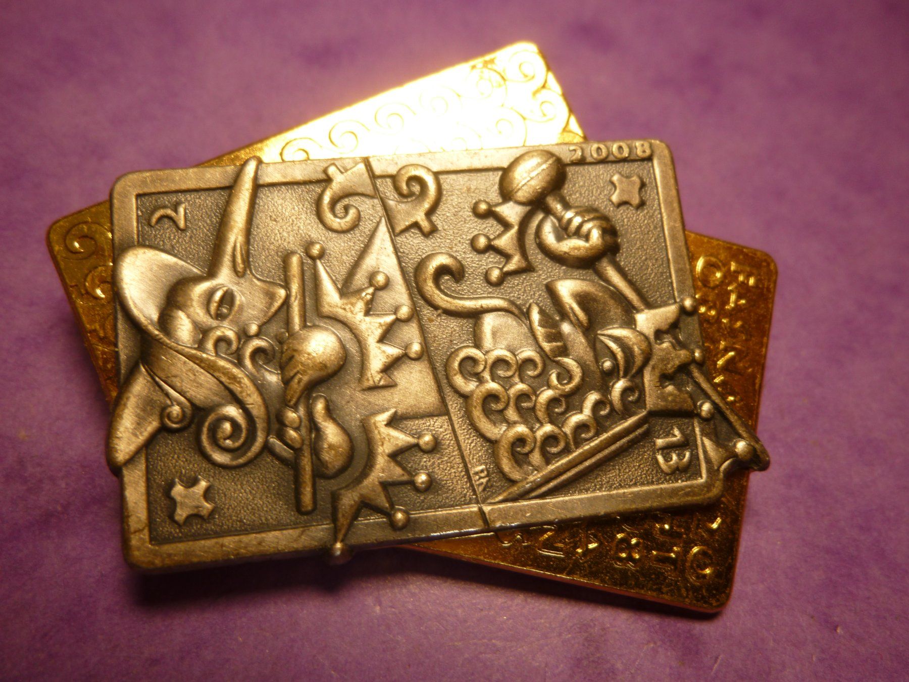 Placchette & Badge: BASEL 2008 GOLD – Usato da Ried (Muotathal) venduto da Mandarin02