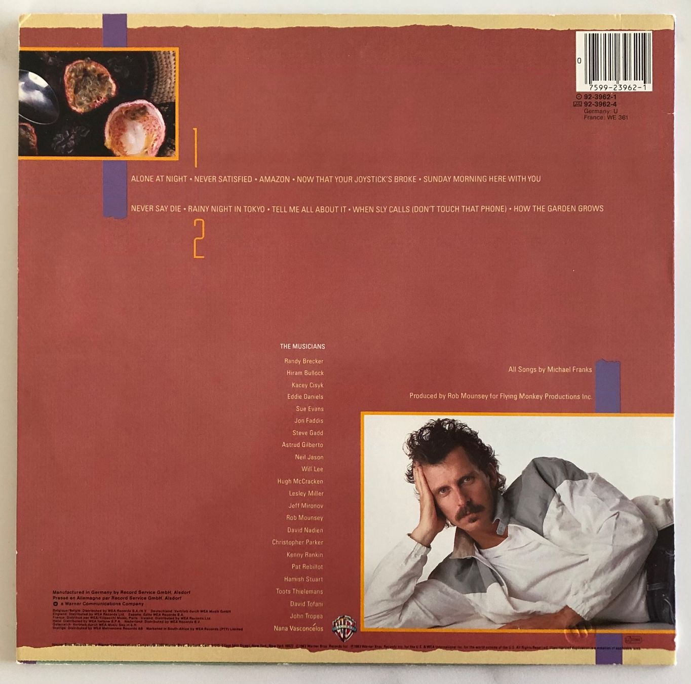 Schallplatten: MICHAEL FRANKS - PASSIONFRUIT – Gebraucht aus Poliez-Pittet von Newtown-Records 1