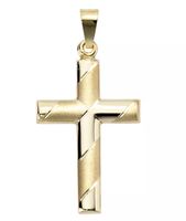 Kettenanhänger  aus 333 Gold, diamantiert mit Kette s925