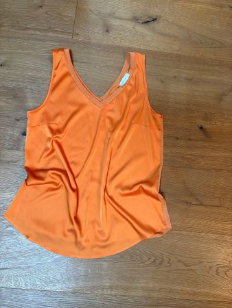 Top Mealys orange glänzend mit Glitzer Grösse M  Neue