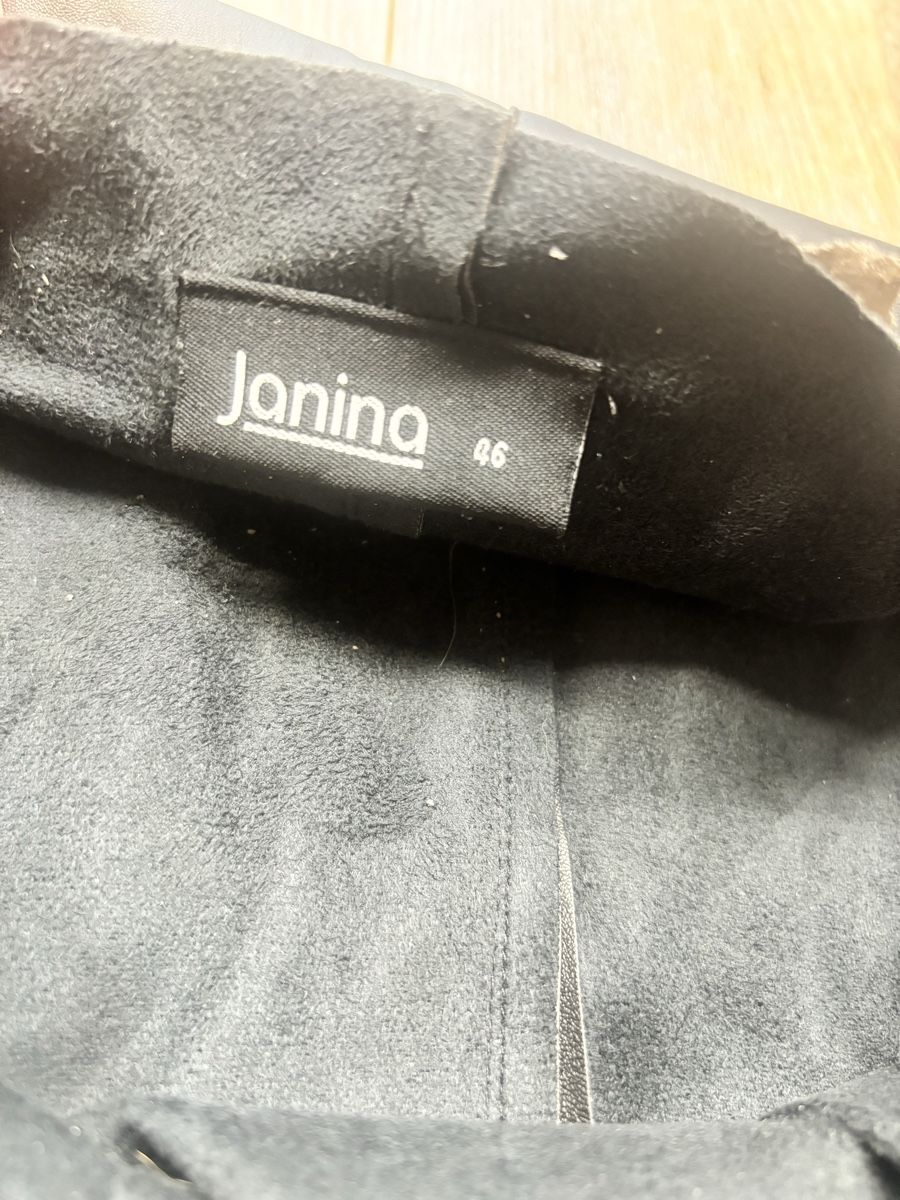Giacche: Janina Lederjacke Kunstleder Gr. 46 schwarz – Usato da Aesch BL venduto da Jelu20 3