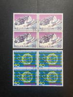 1971 Nr. 503+504 im 4er Block mit ET-Stempel