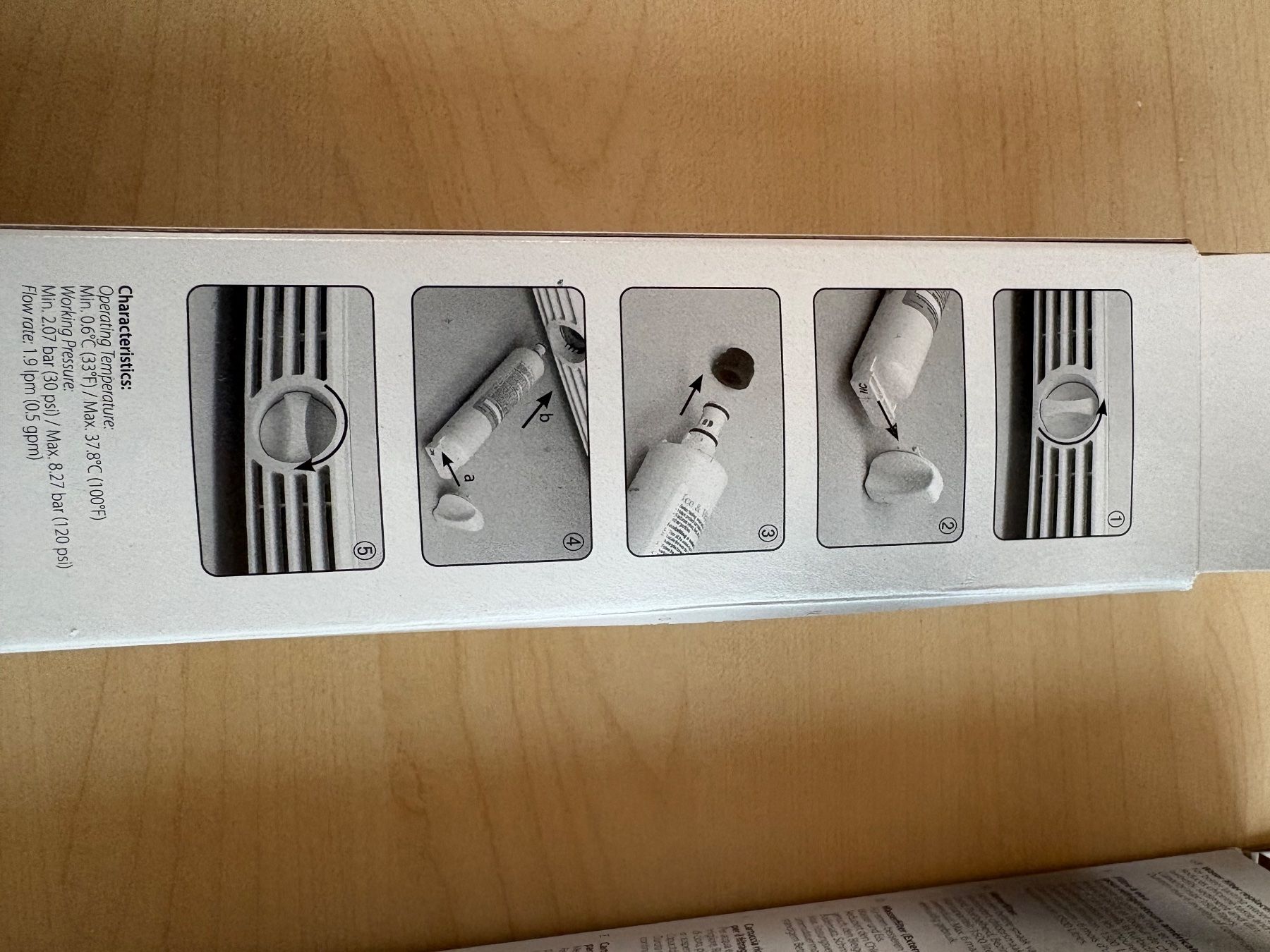 Sanitär: Wasserfilter Whirlpool Kühlschrank – Neu und originalverpackt aus Ottenbach von Pnicely 2
