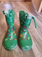Gummistiefel gefüttert, grün Tiermotiv Grösse 22 gebraucht