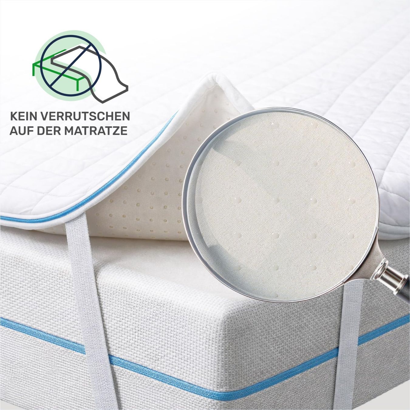 Matratzen: Matratzentopper Topper Memory Foam waschbar mit Eckbändern – Neu und originalverpackt aus Dörflingen von Nixhub 3