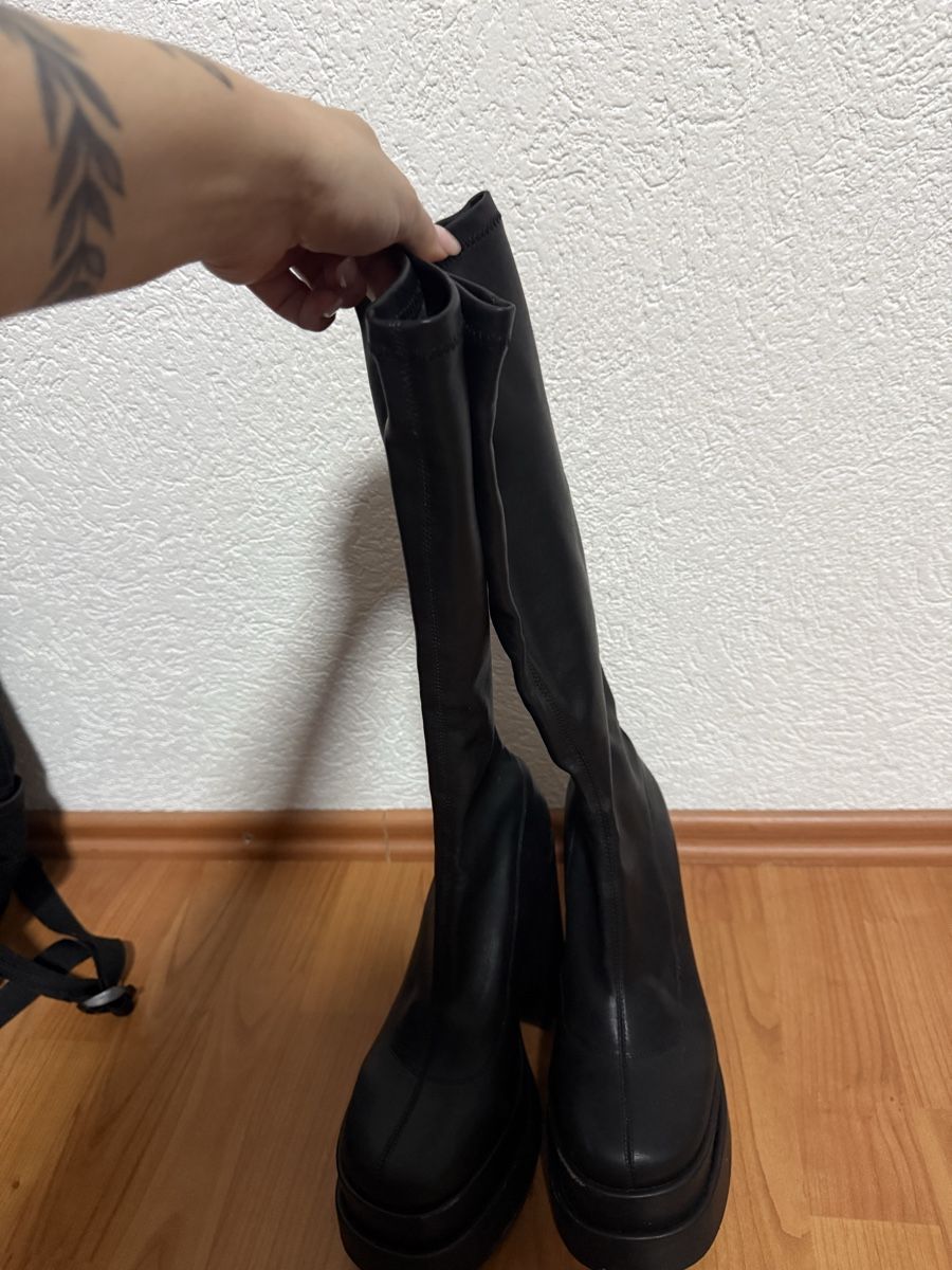 Steve Madden Damenschuhe: Steve Madden Overknee schwarze Stiefel Grösse 38 – Gebraucht aus Zug von Kiki99