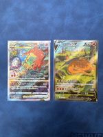 Pokemon Karten Charizard VSTAR & Charizard V SET