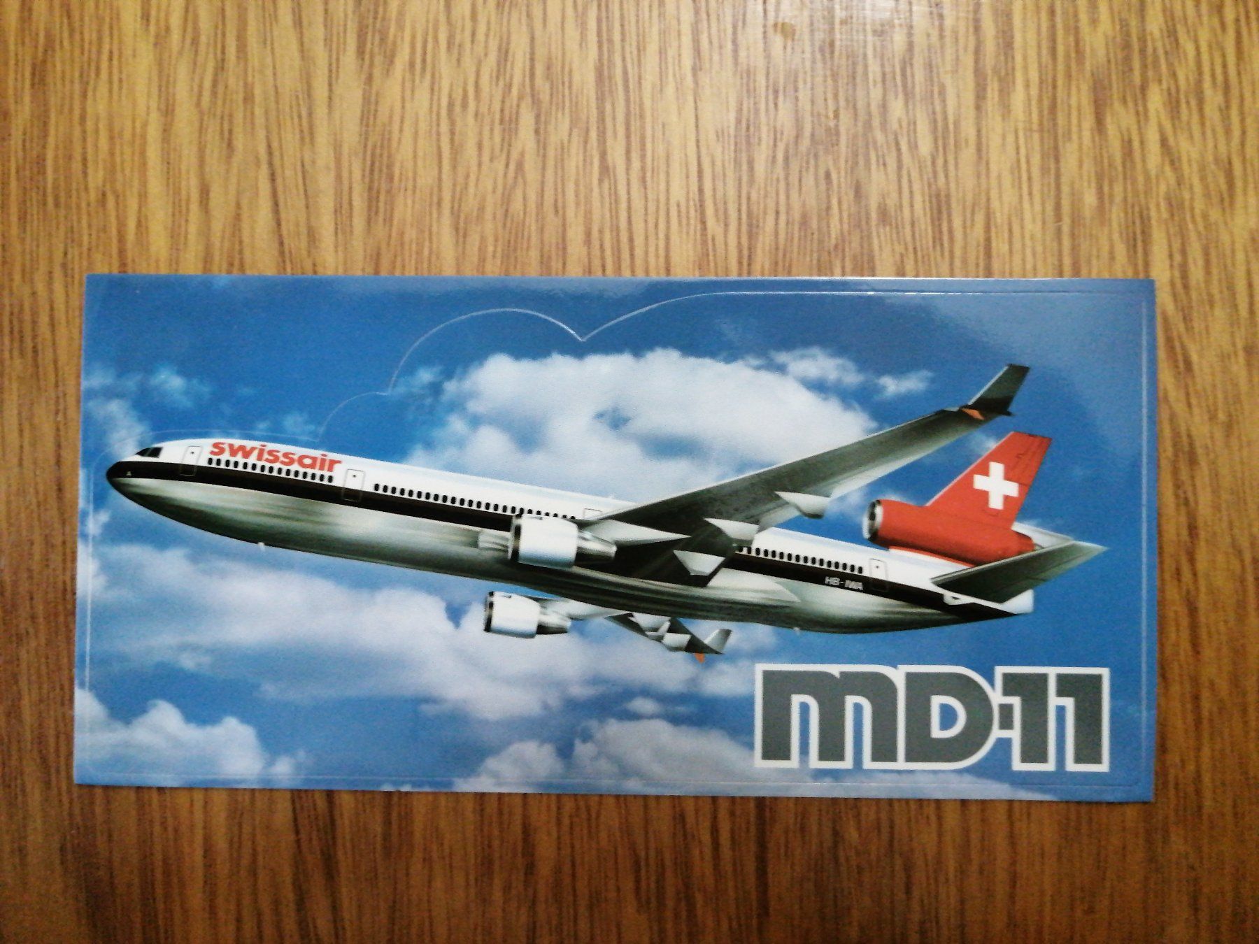 Swissair Sticker: Kleber Swissair MD-11 – Usato da Aesch BL venduto da Opirol