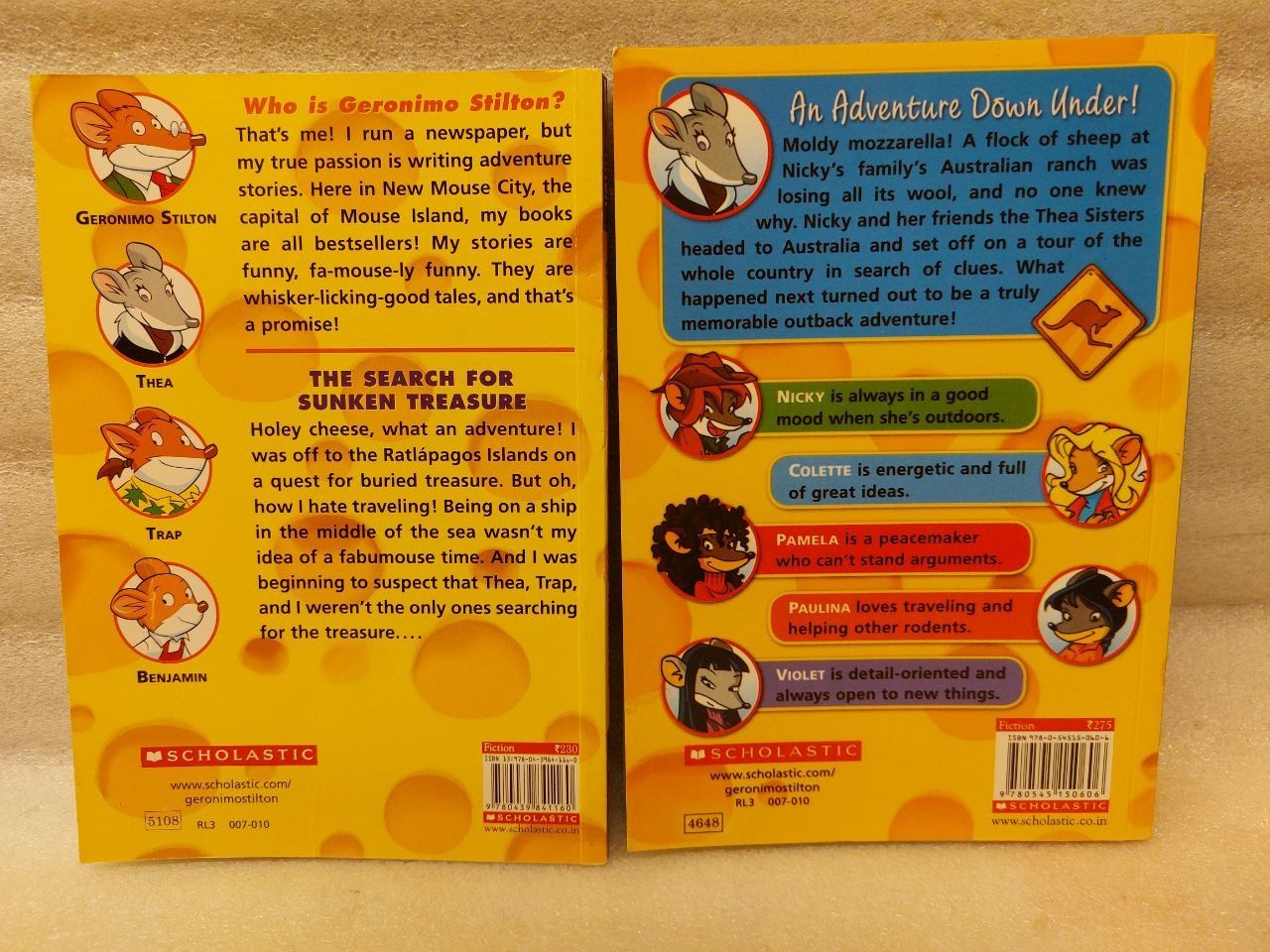 Livres: Geronimo Stilton - 2 Children's Books – D'occasion à Pambio Noranco par Pol69 1