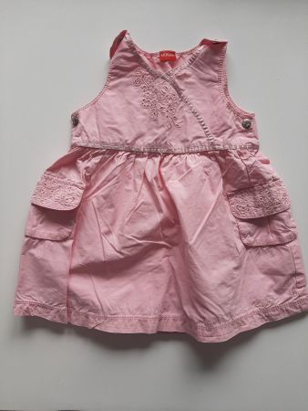 s.Oliver Baby-Mädchen rosa Kleidchen mit Stickerei, Gr. 68