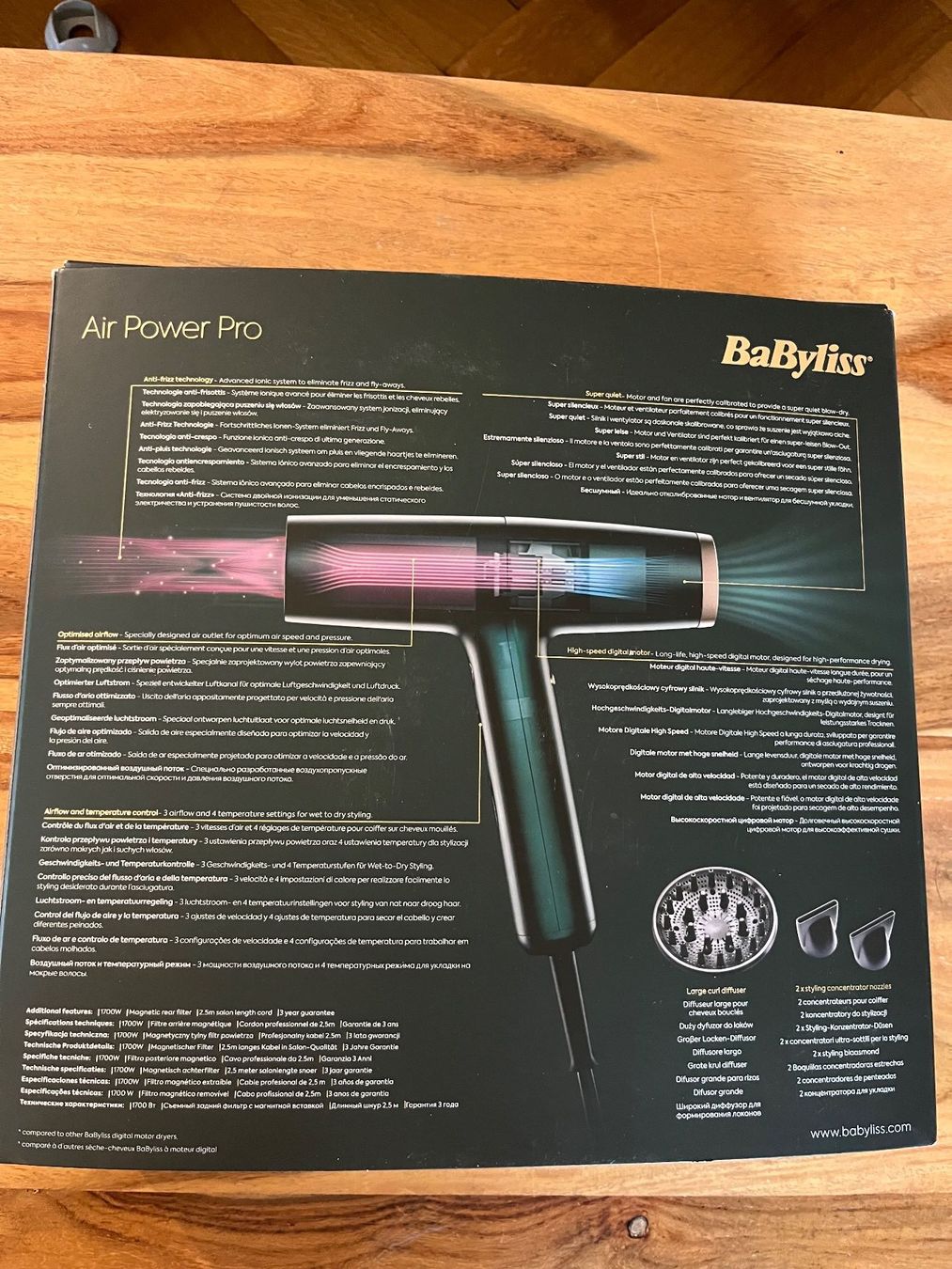 BaByliss Asciugacapelli: Sèche-cheveux Babyliss Air Power Pro – Nuovo (secondo la descrizione) da Territet venduto da bea_ss6c 2
