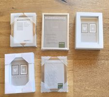 5 Bilderrahmen in verschiedenen Grössen, neu