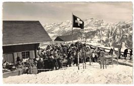 Leysin - Berneuse Restaurant, Gondelbahn mit les Diablerets