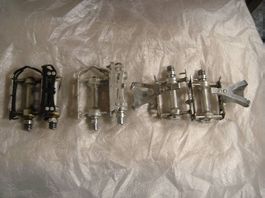 3 Verschiedene Campagnolo Pedalen paare