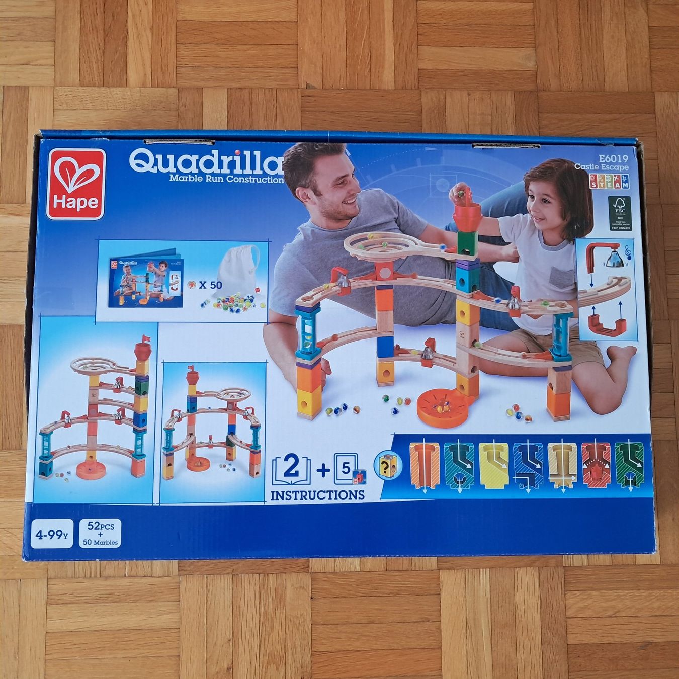 Quadrilla Jouets: Kugelbahn Hape Quadrilla E6019 – D'occasion à Meilen par Vaurien15 1