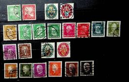 ALLEMAGNE DEUTSCHES REICH TIMBRES OBLITÉRÉS 1925-28/ T978