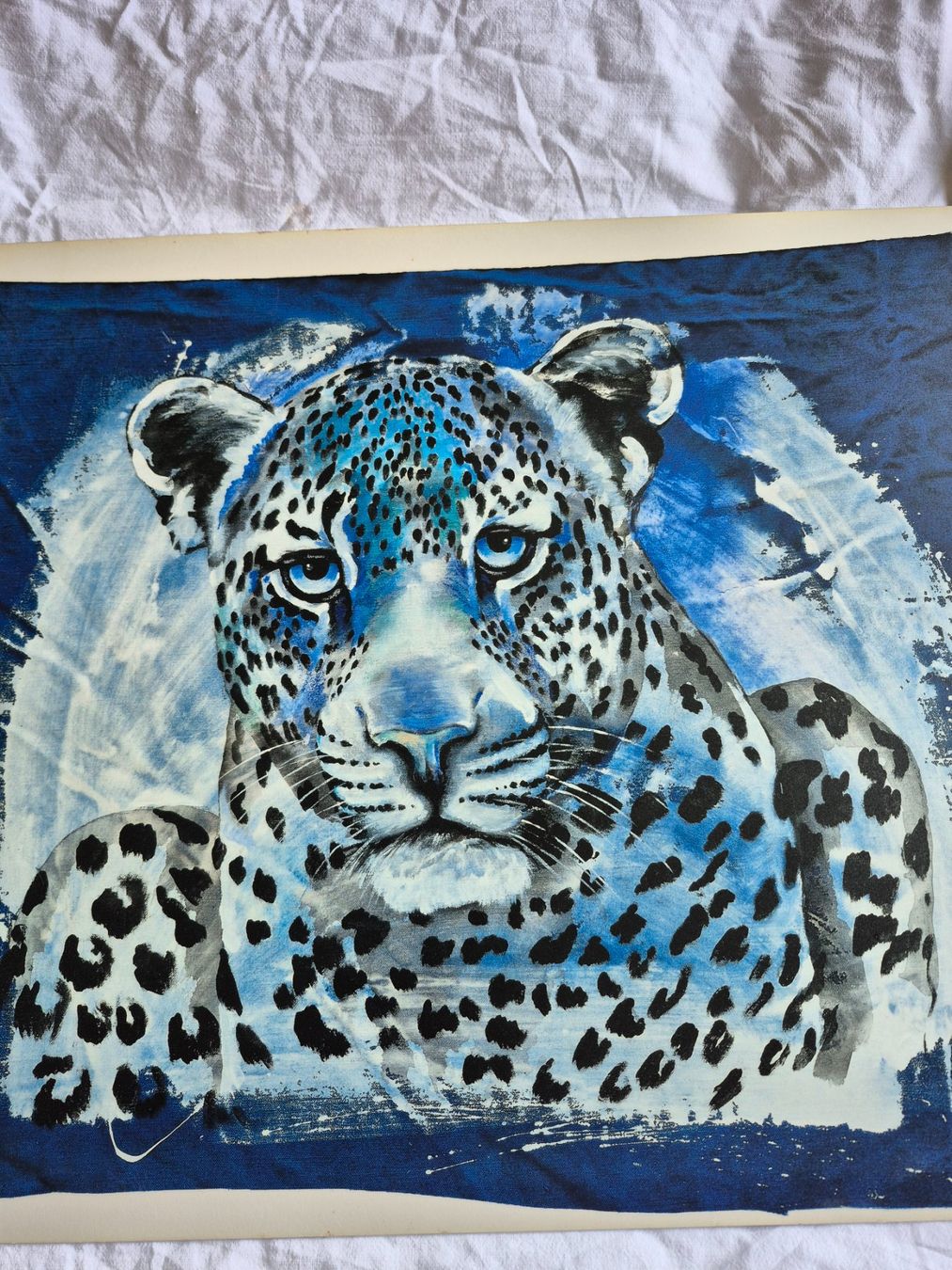 Poster & Bilder: Bild Poster Leopard Blau – Gebraucht aus Beringen von VHSAM