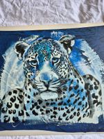 Bild Poster Leopard Blau