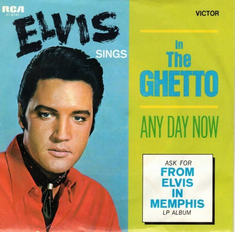 Schallplatten: Elvis  --  In the Ghetto   Single7 – Gebraucht aus Rheinau von asteng