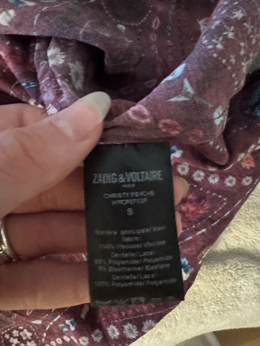 Zadig & Voltaire Tops: Zadig & Voltaire Top Christy Psyche Grösse S mit Spitze – D'occasion à Solothurn par jgu_xfz2 2