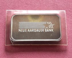 NEUE AARGAUER BANK - 50 GRAMM FEINSILBER