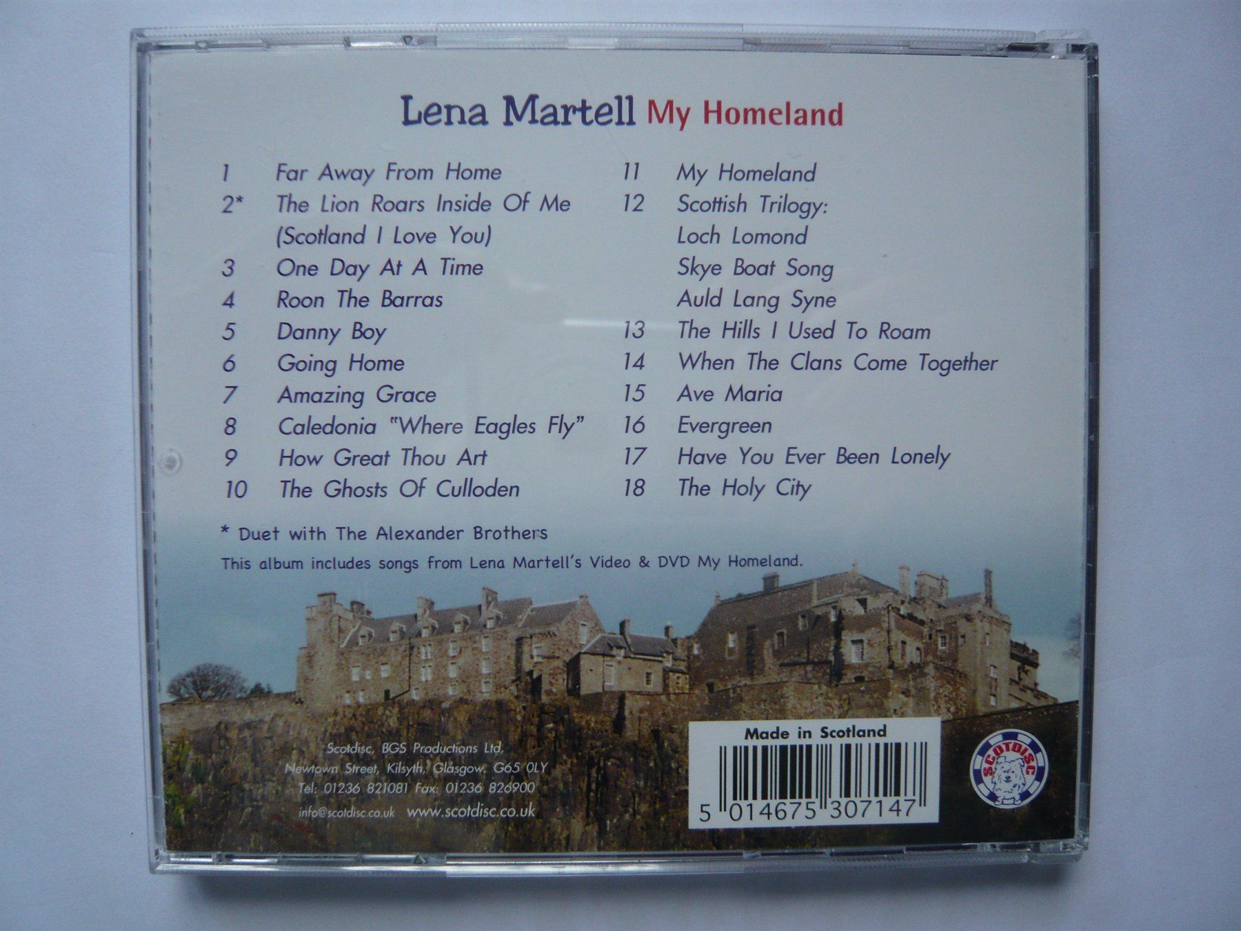 CD: LENA MARTELL MY HOMELAND – Usato da Winterthur venduto da Cajun 1