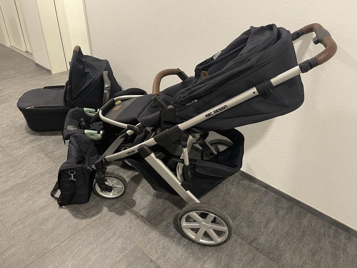 ABC Design Kombikinderwagen, dunkelblau (Neu (gemss Beschreibung)) in  Brislach fr CHF 399  nur Abholung auf Ricardo kaufen