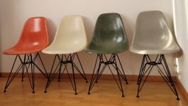 Vintage Eames Fiberglas Stühle Vitra Hermann Miller