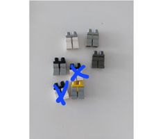 Lego Hosen grau / weiss