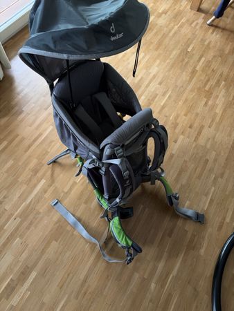Deuter Kindertrage, Wanderrucksack, Sonnendach, Sommer-Must-