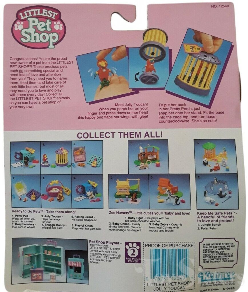 Hasbro Giocattoli: Kenner Littlest Petshop 3 Set Tukan – Usato da Effretikon venduto da lenalisa63 6