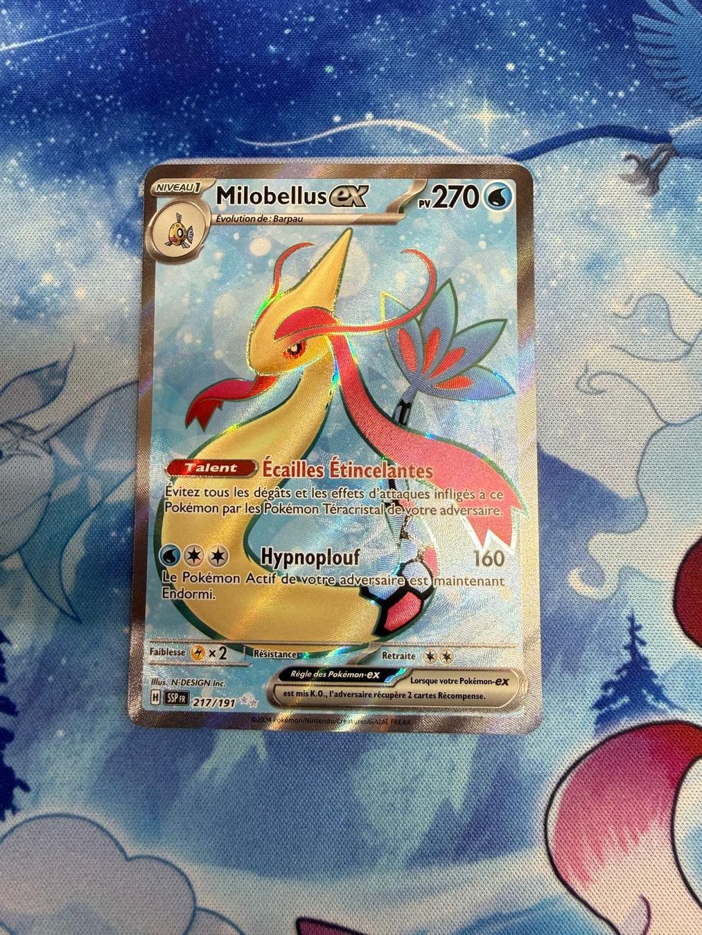 Pokémon Carte collezionabili: Milobellus FA - SSP 217 FR – Nuovo (secondo la descrizione) da Courgenay venduto da ScamBoxOff