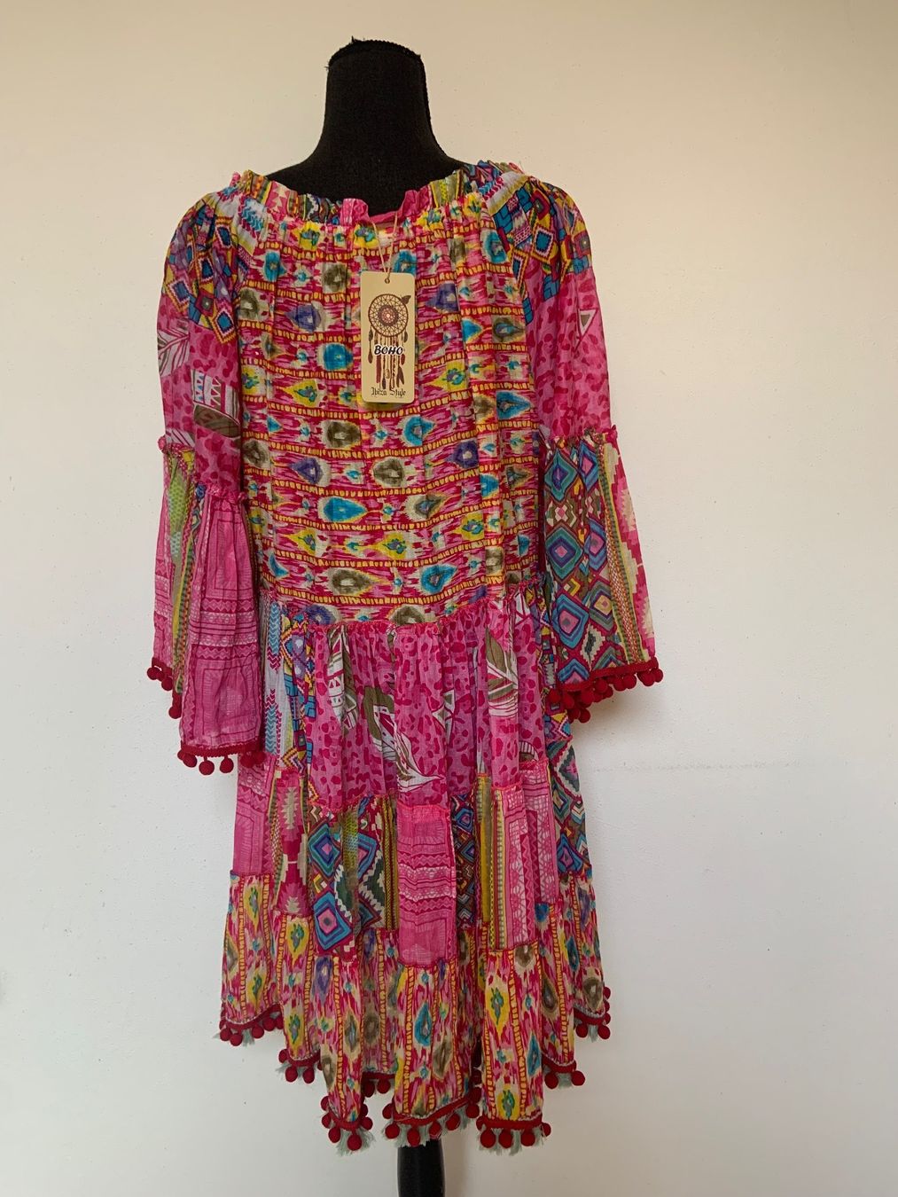 Kleider: Boho Stufenkleid im Positano Style – Neu (gemäss Beschreibung) aus Sigriswil von ck56 4