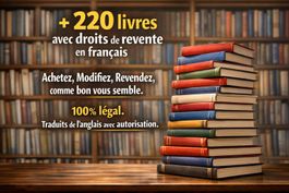 220 livres avec droits de revente