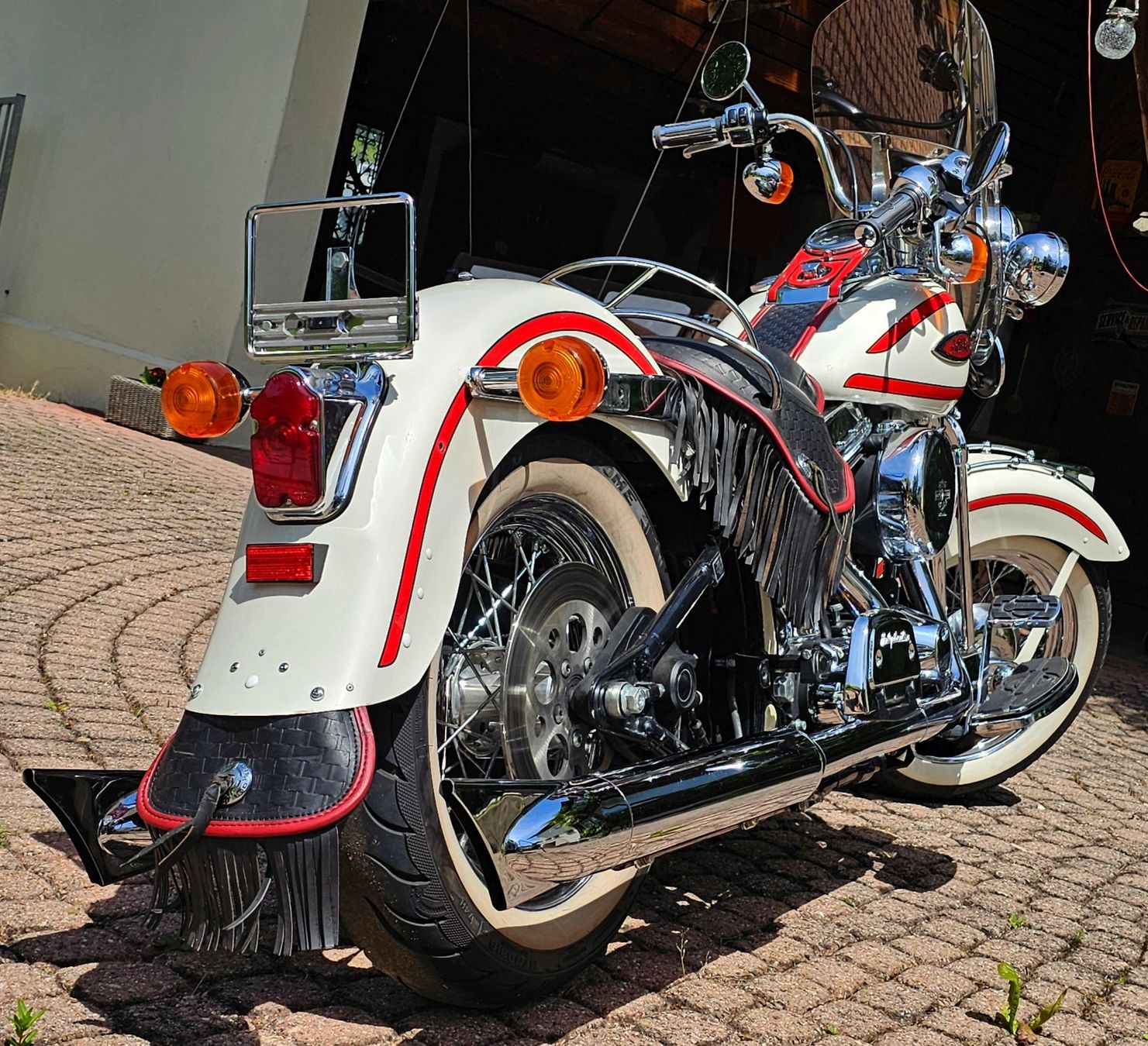 Harley-Davidson Chopper: HARLEY-DAVIDSON FLSTS Heritage Springer – Usato da Gränichen venduto da favo 8