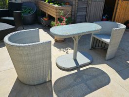 Balkonset Tisch und Stühle