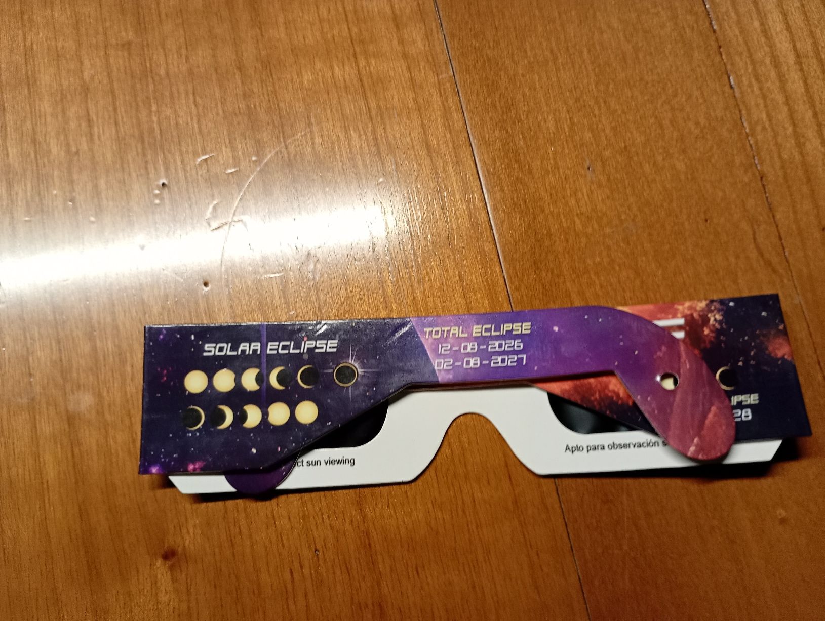 Brillen & Gläser: Sonnenfinsternis Brille/Eclipse glasses – Gebraucht aus Genève von Cg9000 1