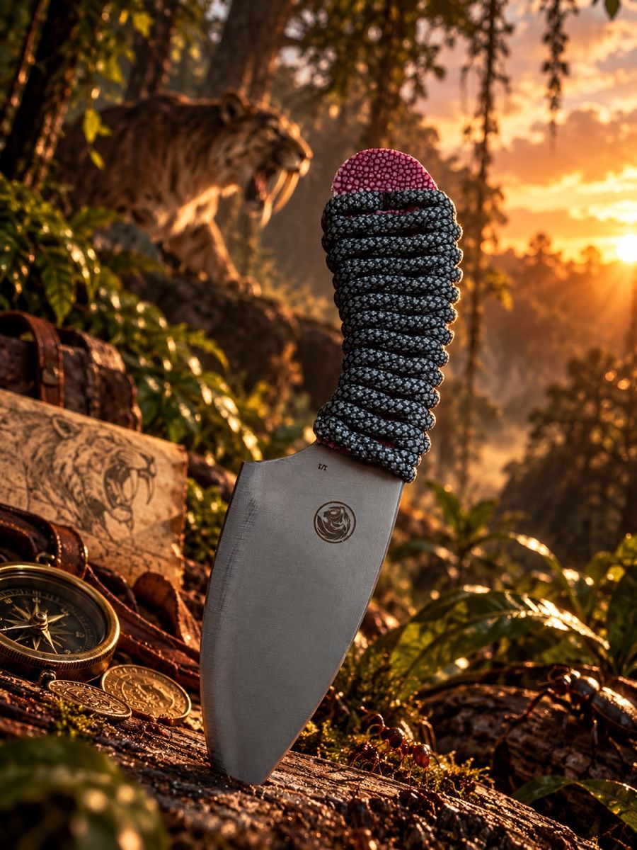 SABER TOOTH 1/1 – Survival & Bushcraft Knife Swiss Made (Neuf (Voir ...