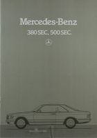 PROSPEKT | MERCEDES 380/500 SEC- TYP C 126 | AB 02.1982 - FR